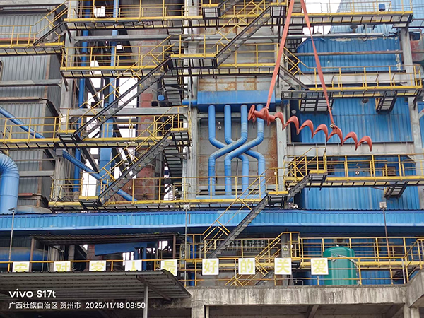 亞杭環保自主研發爐前給料螺旋成功交付廣西熱電廠